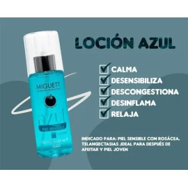 Loción Azul Miguett 150ml Hipoalergénica y Libre de Parabenos