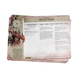 Warhammer Age of Sigmar - Blades of Khorne Warscroll Cards