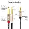XANHAM 1/8 to Dual 1/4 Stereo Audio Cable 16 Feet