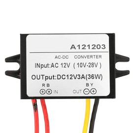 Rectifier 12V AC to 12V DC, Rectifier 12V AC to 12V Dc, AC 10-28V to DC 12V Step-Down Power Supply Module Converter (3A)