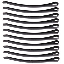 FRCOLOR 50pcs Black Metal Bobby for Hair Accessories Clips for Women for Creative Styling