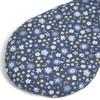 Organic Eye Pillow Lavender & Linseed "Flower Blue" for Relaxation,