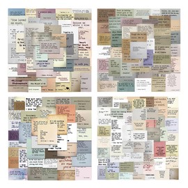 GIDWRIY Pack of 240 Stickers Motivational Sayings, Inspirational Sticker Set Aesthetic, Vintage Sticker Scrapbook Accessories, Positive Quotes Stickers, Sticker Words, Small Talk Sticker Set Bullet