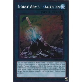 Yu-Gi-Oh! - Noble Arms - Gallatin (NKRT-EN019) - Noble Knights of the Round Table - 1st Edition - Platinum Rare