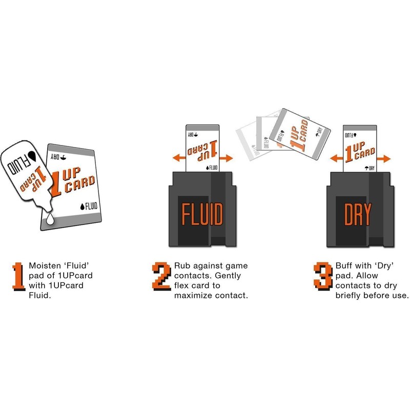1UPcard Video Game Cartridge Cleaning Kit | 3 Pack with