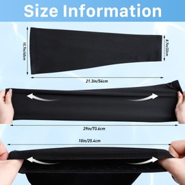 Yihurlm 3Pair Compression Leg Sleeves,Full Leg Sleeve for Men Women, UV Long Knee Sleeves for Sport Running,Black,Blue,White (Black+Blue+White)