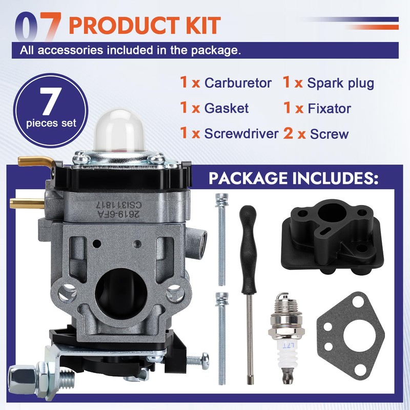 751-20089 Carburetor Replacement Kit for MTD Craftsman BP510 CMXGAAMR51BP 41AR51BP793,