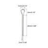 sourcing map Split Cotter Pin, 2mm x 25mm Stainless Steel