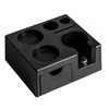 Compact Espresso Tamping Station ABS Construction with Ergonomic Design for
