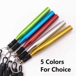 Wacky Rigging Tool, 5.5 Inch Rig Worm Fishing Tool, Wacky Rig Tool, Aluminum Alloy Bass Fishing Worm Set, Fishing Rig Tool with Coiled Lanyard and 300 Fishing O Rings (Color : B)