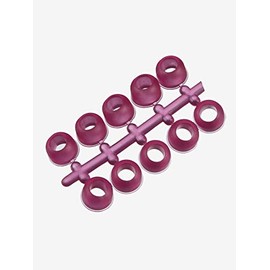 LeMieux Easy Stud Plugz for Horseshoe - Pink - Rubber - Reusable - One Size - Pack of 6