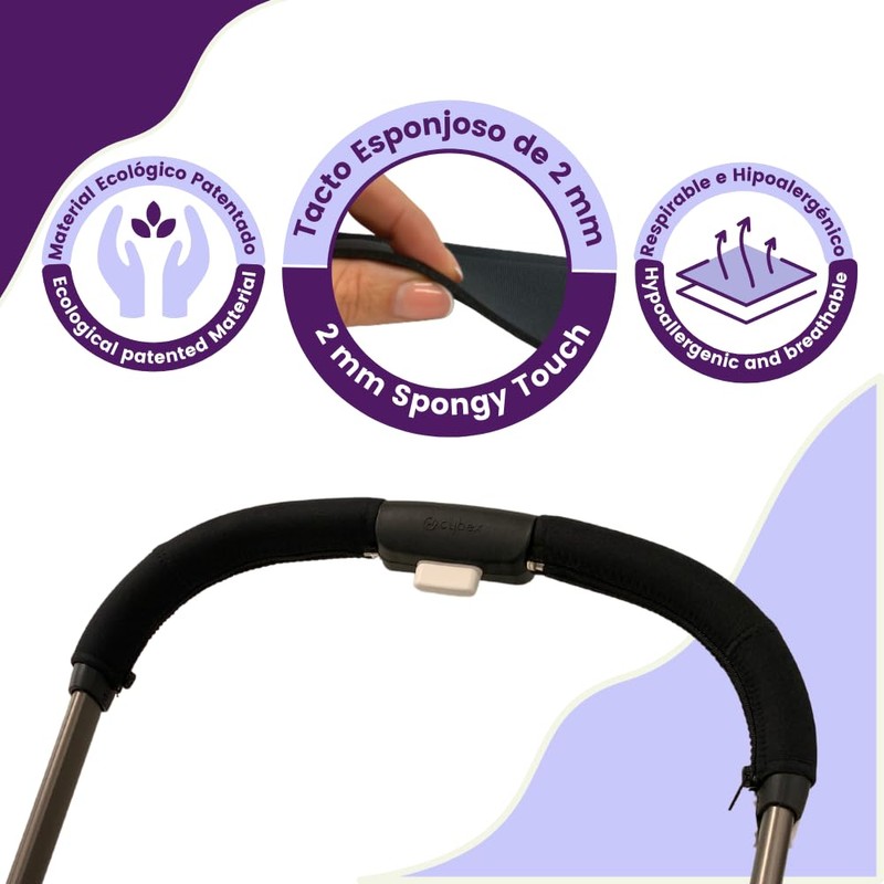 PROTEC TIF | Neoprene Handlebar Covers Compatible with CYBEX Gazelle