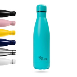 Otto Koning Stainless Steel Water Bottle 500ml Double-Walled Vacuum Insulated Thermos Flask Keeps Cold Drinks 24 Hours and Hot Drinks 12 Hours. Leak-proof Thermos Flask, BPA-Free