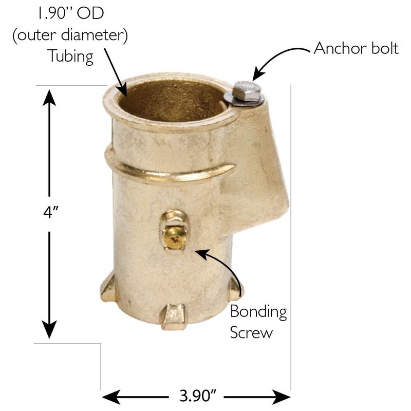S.R. Smith AS-100B 4-Inch Anchor for 1.90-Inch Outer Diameter Tubing,