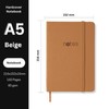 Creavvee® A5 Soft Touch Notebook 160 pages hardcover Lined paper,