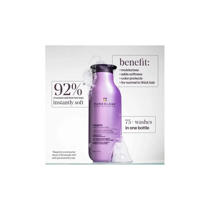Champú Hidratante Pureology Hydrate Suaviza Hidrata Prof