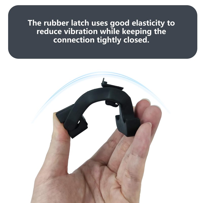 4 Pack Cooler Latch Replacements, Flexible Rubber Draw Latches for