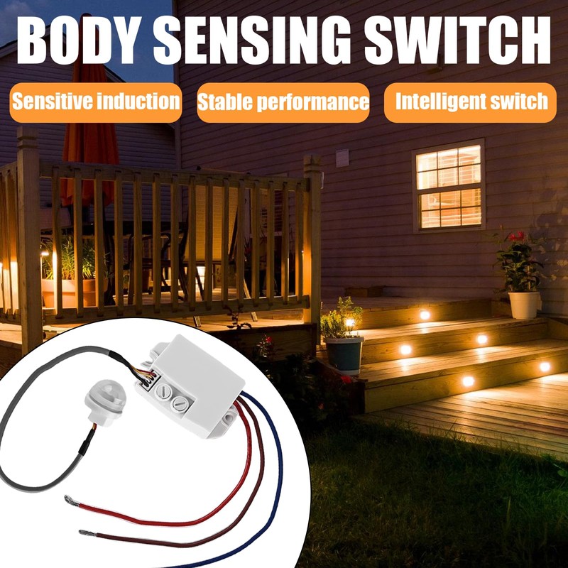 Mini Motion Detector 220 V: IP65 Mini Infrared Motion Sensor