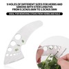 Herb Stripper, Stainless Steel Leaf Stripper Tool with 9 Hose