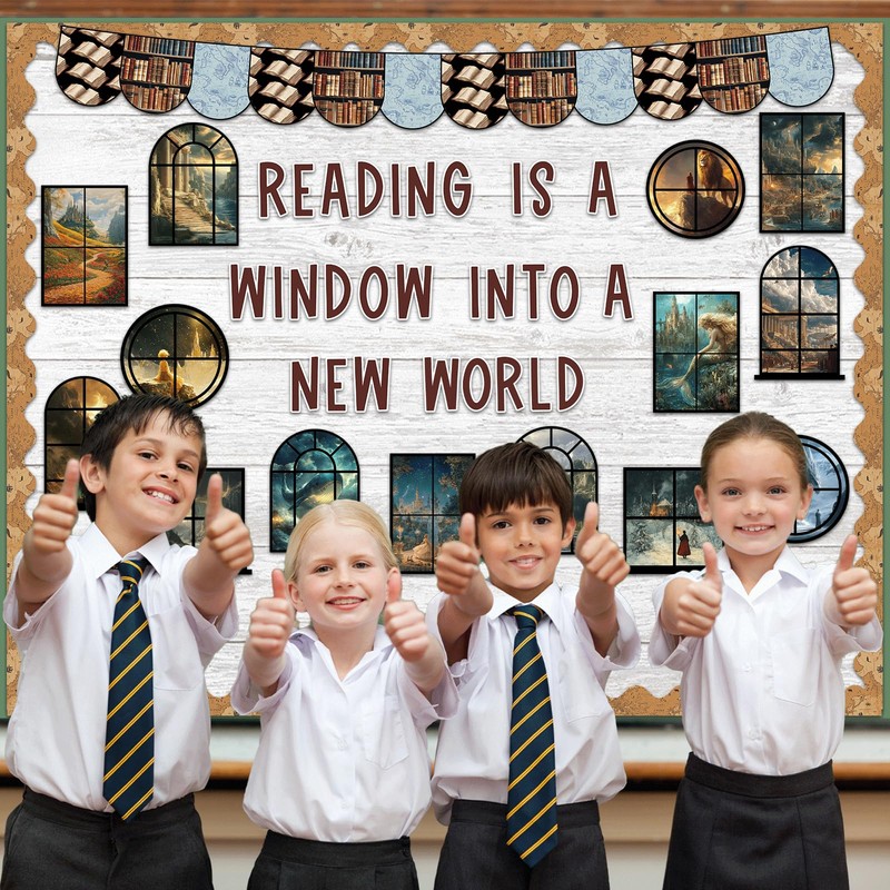 Reading Bulletin Board Set Positive Classroom Decorations Reading is A