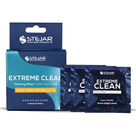 Stejar Extreme Clean toallita limpiadora para eliminar pasta térmica en superficies (Compatible con GPU, CPU, Consolas, Cámaras, Leds) (10 piezas)