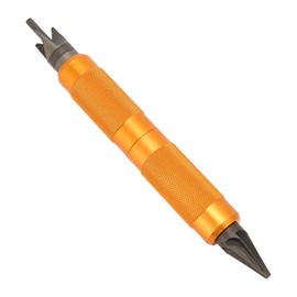 Lyman Flash Hole Uniformer, Chamfering and Deburring Blades, Unique Handle, Double-Sided Design, Steel Material, Non-Slip, with Case Prep Multitool