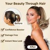 VCAY Ponytail Extension, 12 Inch Pony Tails Hair Extensions, Hold