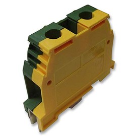 Terminal Block, Earth, DIN, 16 MM | Terminal Blocks DIN Rail Mount CONNECTORS, 1 X Qty - 16513023