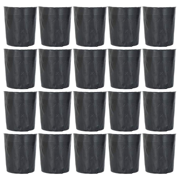 Cabilock Pack of 300 Plastic Planters Removable Planter for Garden
