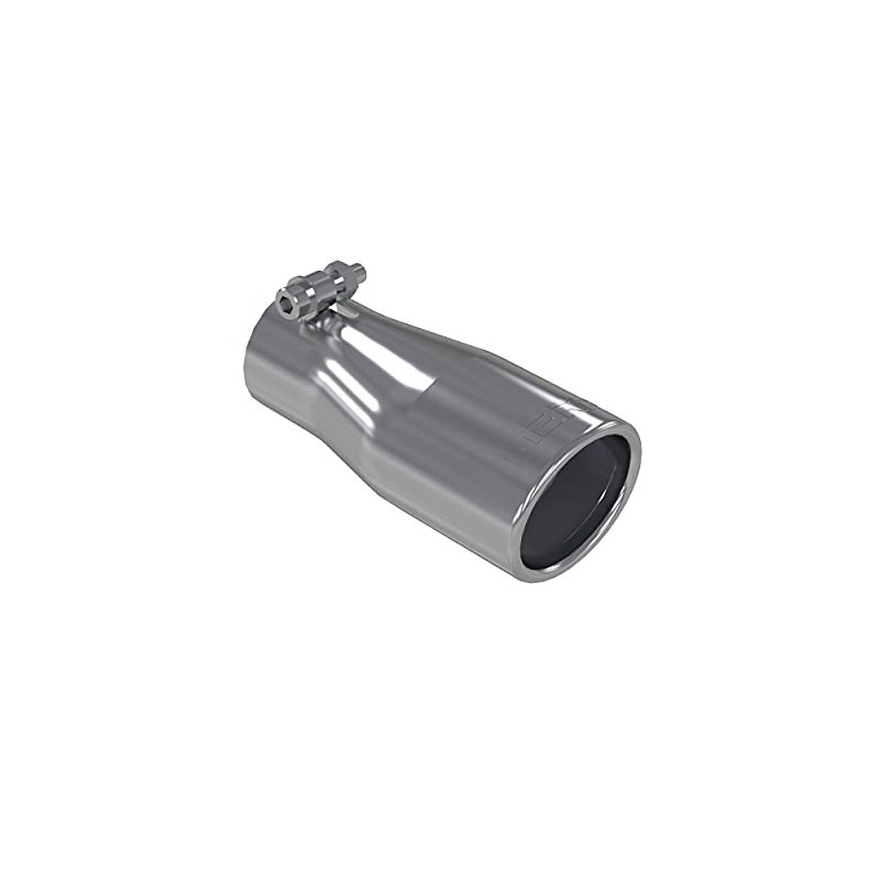 MBRP 2.5 Inch Exhaust Tip, Polished Stainless Steel Universal, 2.5"