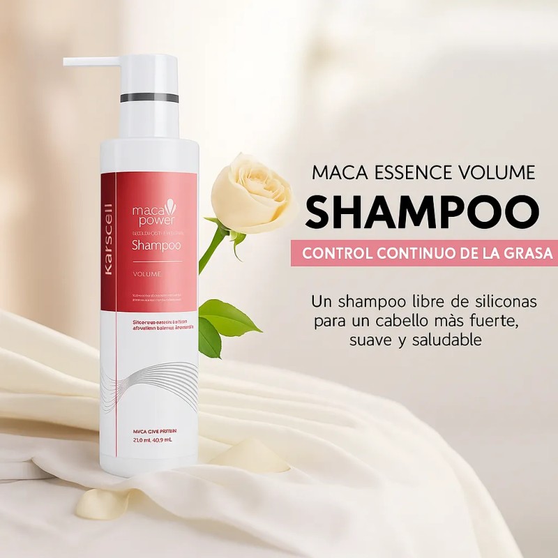 Kit Capilar Karseell Shampoo Aceite Maca Power Reparación