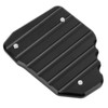 Black Motorcycle Kickstand Extension Plate Aluminium Alloy Side Stand Enlarger