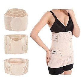XLKJ 3 in 1 Postpartum Abdomen, Postpartum Support Recovery, Belly Waist Belt, Women's Elastic Body Shaper Belt, Pelvic Correction Belt, Support Abdominal / Waist / Pelvis