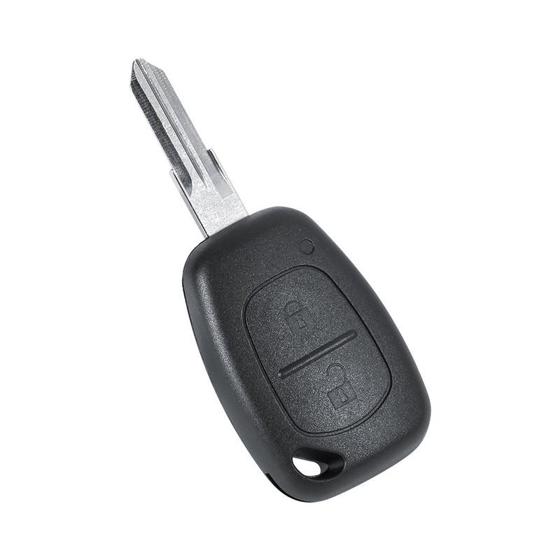 Carcasa para llave de coche con 2 botones, compatible con
