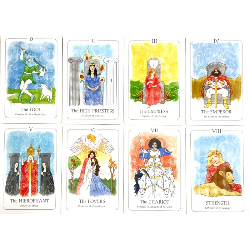 Tarot Card, Weight Edition, Tarot Divination Telling, Simplicity Tarot, Japanese