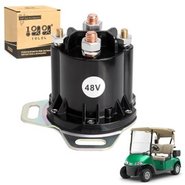10L0L Golf Cart 48V Solenoid for EZGO RXV, 4 Terminal 150A, Replace OEM# 624317, 649373
