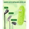 Big Teeth Golf Pickle Putter Cover, Soft Blade Putter Cover,