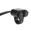 Qiilu 22mm Universal Motorcycle Handlebar Switch Brake Light Fog Lights