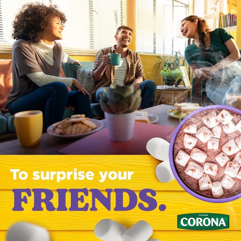 Corona, Sweet Cocoa Chocolate Powder with Marshmallows, 5.64 oz