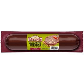 Johnsonville Jalapeno Cheddar Summer Sausage 1/20oz, Good Source of Protein, Great for Charcuterie and Cheese Boards