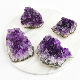 Perfeclan Natürliche Amethyst Cluster, Einzigartige Natürliche für Home//Speichert, 40-50g