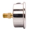 2-1/2" Liquid Filled Vacuum Pressure Gauge - Stainless Steel Case,