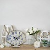 GIFTAYA Shell Beach Wall Clock Silent Non-Ticking Wooden Wall Clocks