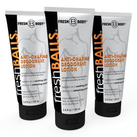 Fresh Balls Lotion the Solution for Men - 3 Pack - 3.4 Oz