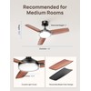 Dreo Ceiling Fans with Lights, 42 Inch, 6 Speeds, 6-Level