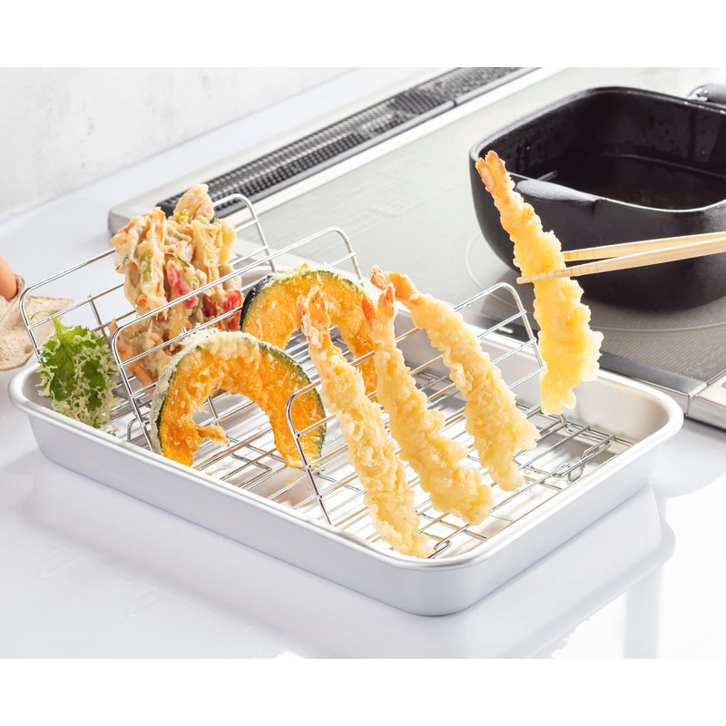 Taniguchi Metal Bat Tray, Deep Type, Made in Japan, M,