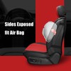 LINGVIDO Leather Car Seat Covers, Breathable Automotive Cover Cushion Accessories