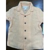 Cat & Jack Girls Cat & Jack Peach Button Up Shirt 18 Months NWT
