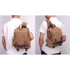 LeafIn Mini Backpack, Stylish, Lightweight, Canvas, Body Bag, Men's, Women's,
