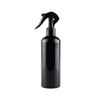 Black PET Round Bottle with mini trigger sprayer 4 oz